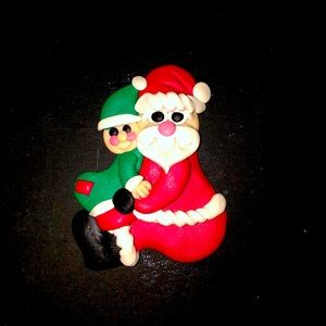 Santa Elf Pin